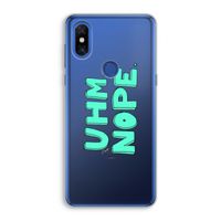 UHM, NOPE.: Xiaomi Mi Mix 3 Transparant Hoesje