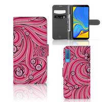 Samsung Galaxy A7 (2018) Hoesje Swirl Pink