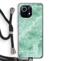Groen marmer: Xiaomi Mi 11 Transparant Hoesje met koord