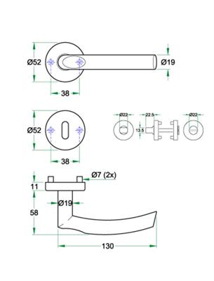 Krukgarn ILSA rvs mat SL