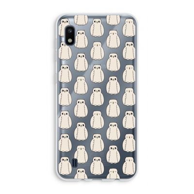 Uilen: Samsung Galaxy A10 Transparant Hoesje