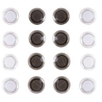 Benson koelkast Magneten rond - transparant - 16x stuks - D30 mm Benson koelkast Magneten rond - transparant - 16x stuks - D30 mm