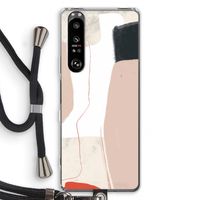 Lava: Sony Xperia 1 III Transparant Hoesje met koord