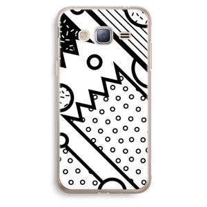 Pop Art #4: Samsung Galaxy J3 (2016) Transparant Hoesje