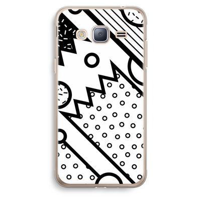 Pop Art #4: Samsung Galaxy J3 (2016) Transparant Hoesje