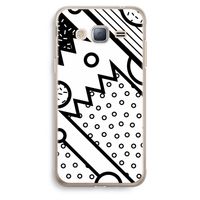 Pop Art #4: Samsung Galaxy J3 (2016) Transparant Hoesje