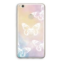 White butterfly: Huawei Ascend P8 Lite (2017) Transparant Hoesje