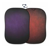 Manfrotto Vintage opvouwbare achtergrond 150x210cm aubergine/karmozijnrood