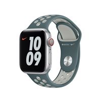 Apple origineel Nike Sport Band Apple Watch 38mm / 40mm / 41mm Hasta / Light Silver - MJ6G3ZM/A - thumbnail