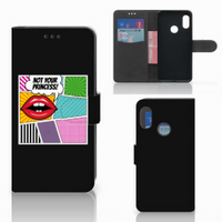 Xiaomi Mi A2 Lite Wallet Case met Pasjes Popart Princess