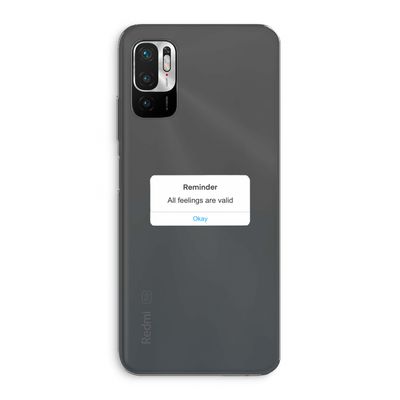 Reminder: Xiaomi Redmi Note 10 5G Transparant Hoesje