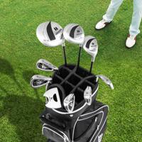 Compleet Golfclubset Rechtshandig Voor Dames Golfsets met Draagtas Zwart