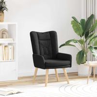 Fauteuil Zwart 63 x 67 x 94 cm Sherpa Stof