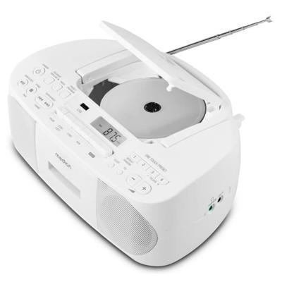 K7 CD-radio - MEDION - FM - 2x3W RMS - Wit