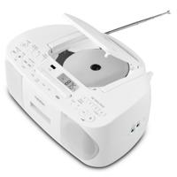 K7 CD-radio - MEDION - FM - 2x3W RMS - Wit