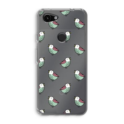 Vogeltjes: Google Pixel 3a Transparant Hoesje