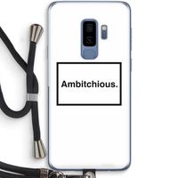 Ambitchious: Samsung Galaxy S9 Plus Transparant Hoesje met koord