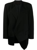 Comme Des Garçons Pre-Owned blazer à design asymétrique - Noir