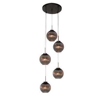 Hanglamp (rond - 5 lichts) Zucca