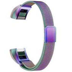 FitBit Alta HR - Milanese bandje - Maat: Large - Multicolor