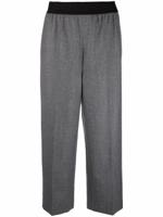 Stella McCartney pantalon court en flanelle - Gris - thumbnail