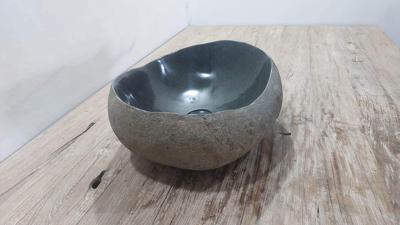 Wasbak riviersteen RVM250307, 43x36x15 cm