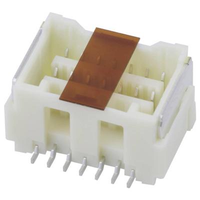 Molex 503154-1490 Female header, inbouw (standaard) Inhoud: 1 stuk(s) Tape on Full reel