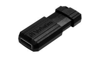 Verbatim PinStripe USB 2.0 stick, 64 GB, zwart