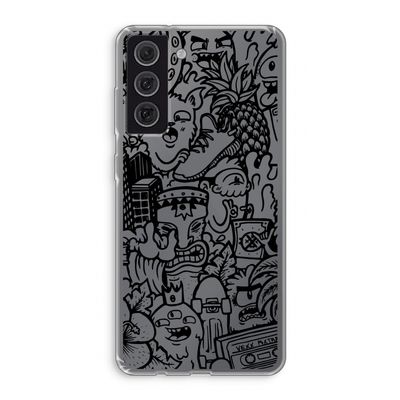 Vexx Black Mixtape: Samsung Galaxy S21 FE Transparant Hoesje