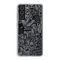 Vexx Black Mixtape: Samsung Galaxy S21 FE Transparant Hoesje