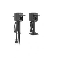WOOX r6079 slimme tweeweg buitencontactdoos, wifi, 2x schuko, ip44, 3680w, 16a - thumbnail