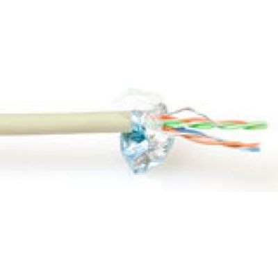 ACT CAT5E F/UTP LSZH soepel patch ivoor 500 m