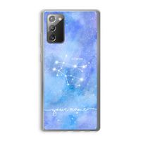 Sterrenbeeld - Licht: Samsung Galaxy Note 20 / Note 20 5G Transparant Hoesje