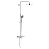 Douchesysteem Grohe Met douchekraan thermostatisch Vitalio Joy Met Hoofddouche Chroom - thumbnail