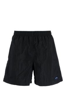 NOAH NY short de bain à patch logo - Noir