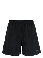 NOAH NY short de bain à patch logo - Noir - thumbnail