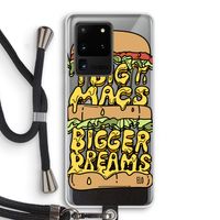 Big Macs Bigger Dreams: Samsung Galaxy S20 Ultra Transparant Hoesje met koord