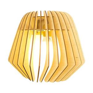 Bomerango Wall Spin houten muurlamp medium - met wit koordset