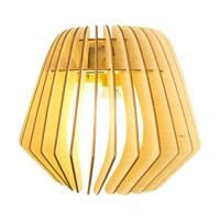 Bomerango Wall Spin houten muurlamp medium - met wit koordset - thumbnail