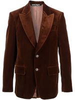 Palm Angels blazer en velours - Marron