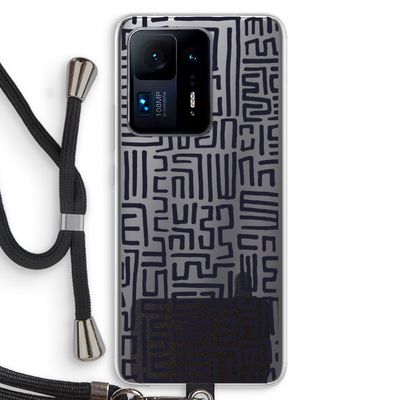 Moroccan Print: Xiaomi Mi Mix 4 Transparant Hoesje met koord
