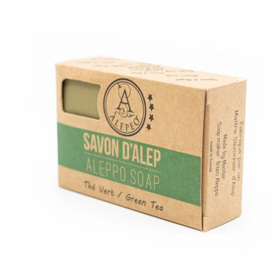 Aleppo Zeep Groene Thee - 8% Laurel Bay Oil - 100 gram