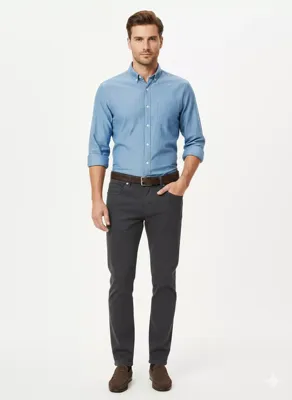 Herenbroek - Zwart - Arya Label - Lengte 34