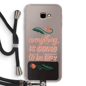 Optimistic flower girl: Samsung Galaxy J4 Plus Transparant Hoesje met koord
