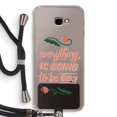 Optimistic flower girl: Samsung Galaxy J4 Plus Transparant Hoesje met koord