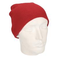Myrtle Beach Beanie wintermuts - rood - voor volwassenen - Acryl - dubbel laags