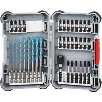 Bosch Accessories Bosch Power Tools 2608577147 Bitset 35-delig Plat, Kruiskop Pozidriv, Kruiskop Phillips, Binnen-zesrond (TX) Torsion zone - thumbnail