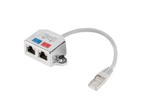 Lanberg AD-0026-S network splitter Zilver