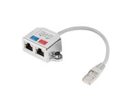 Lanberg AD-0026-S network splitter Zilver - thumbnail