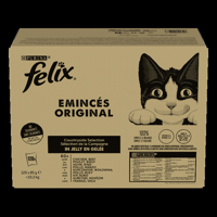 Felix Original in Gelei Rund en Kip natvoer kat 120 x 85 gram